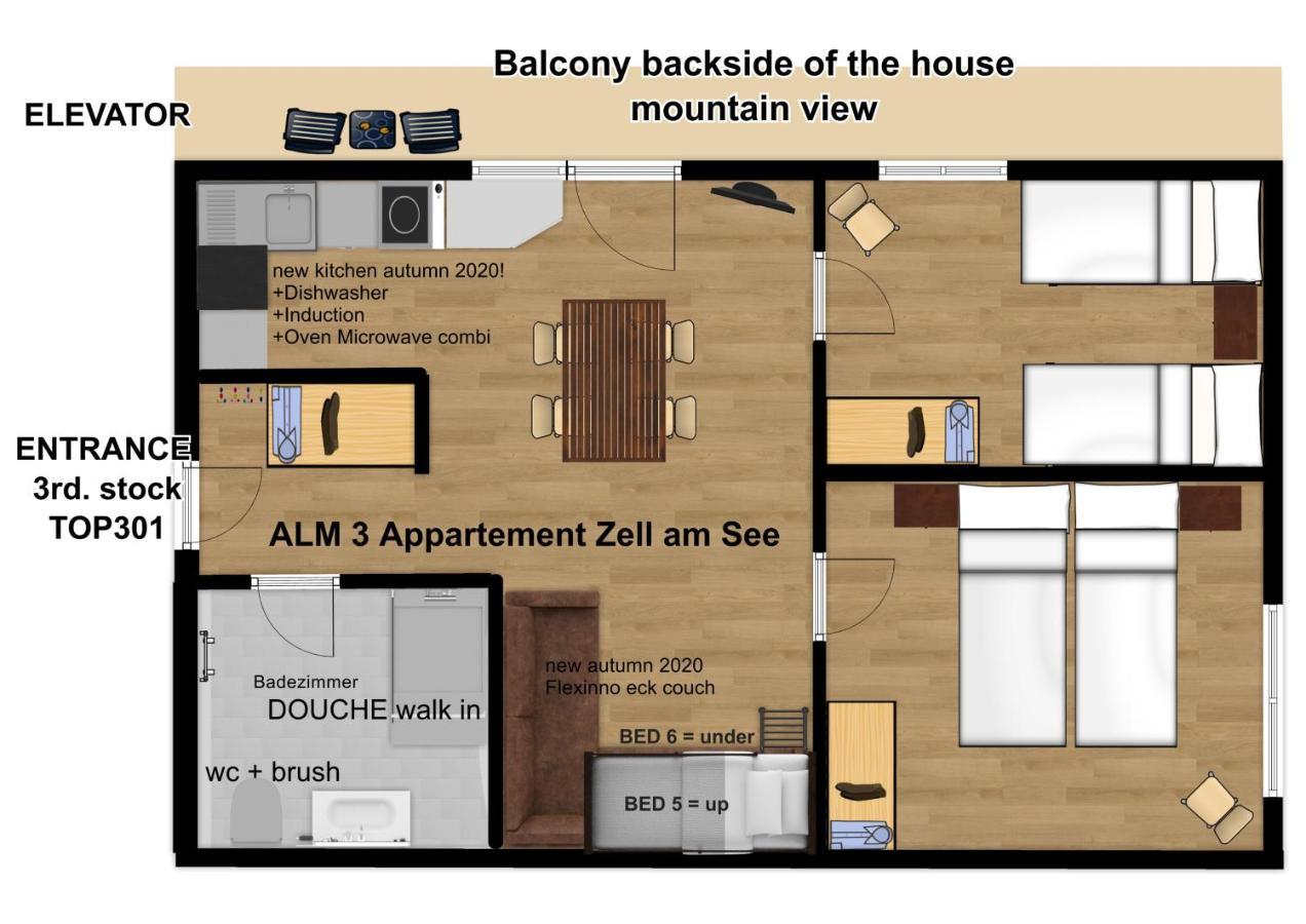 Alm Appartements Zellamsee Zell am See Dış mekan fotoğraf