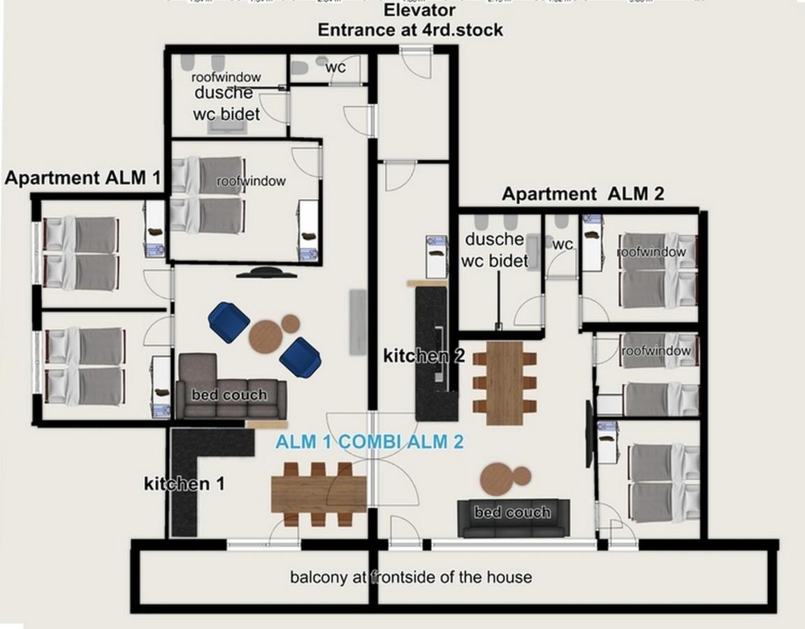 Alm Appartements Zellamsee Zell am See Dış mekan fotoğraf